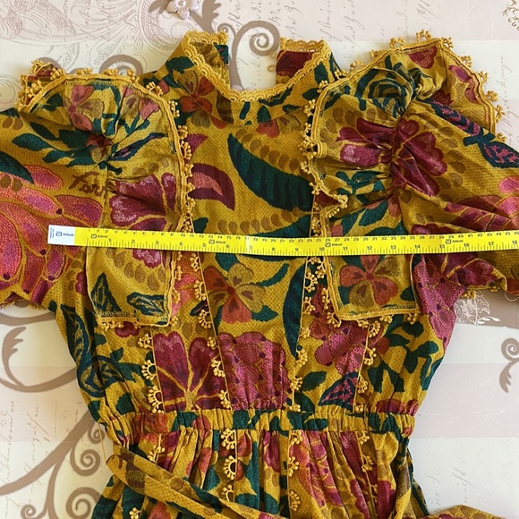 NWT FARM Rio Cotton Ruffle Mini Dress Size S - Picture 15 of 15